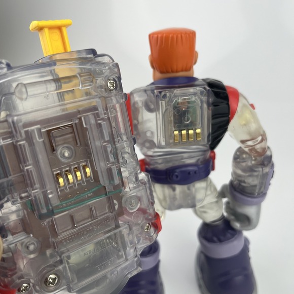 Fisher Price Rescue Heroes Warren Waters Voice Tech With Backpack Vintage WORKS - Picture 8 of 8